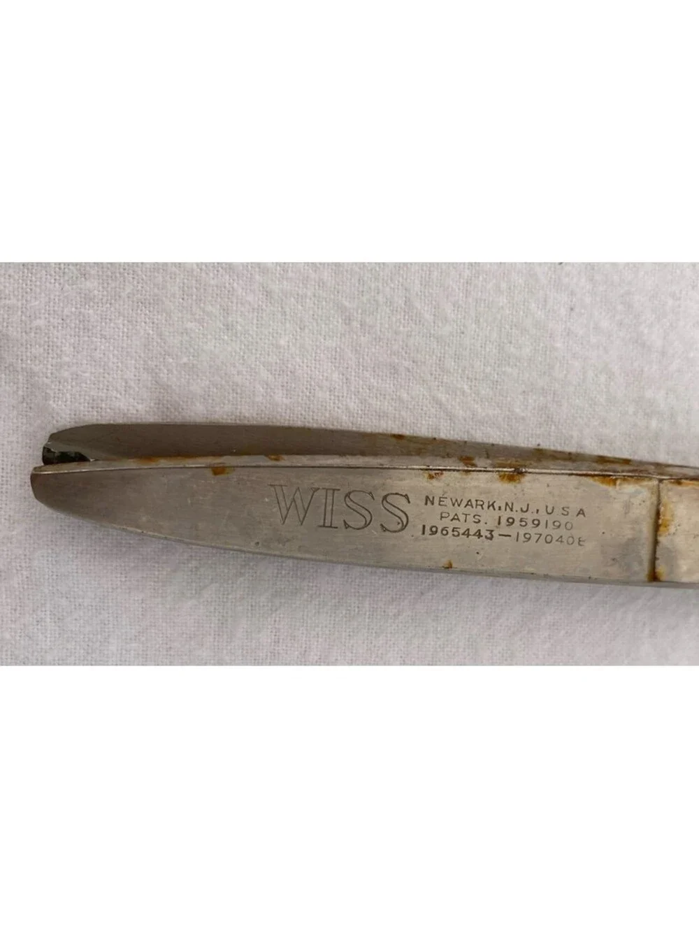 Vintage (1947-50) Wiss Pinking Scissors/shears Heavy Duty ZigZag Blade: USA